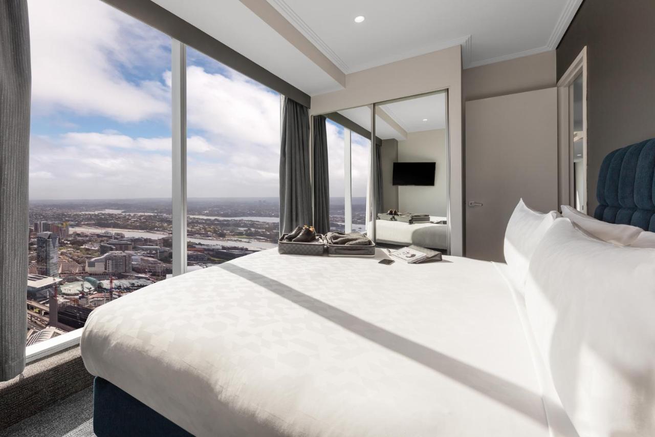 Meriton Suites World Tower, Sydney Exterior photo A bedroom at the hotel