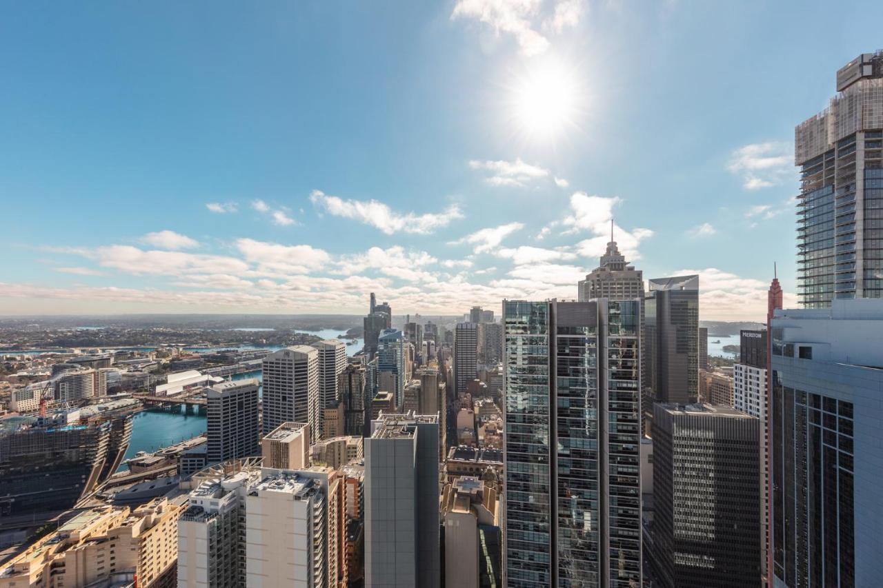 Meriton Suites World Tower, Sydney Exterior photo View from the 50th floor of One Bryant Park